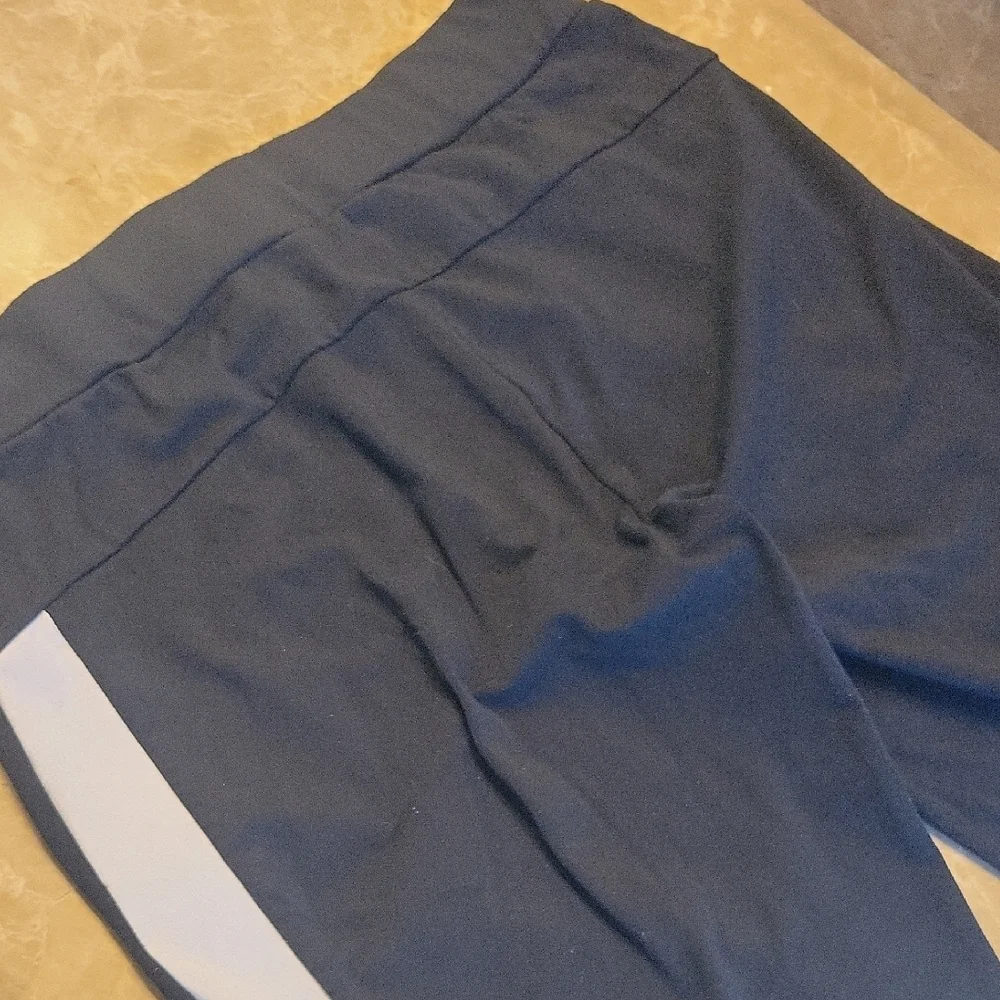 Athleta Black Tuxedo Joggers with White Side Stripe,  S - Picture 13 of 16